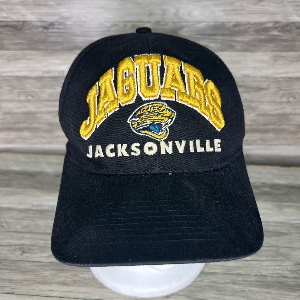 Jacksonville Jaguars Game Day Baseball Cap Vintage Logo Black Snapback Hat Jags